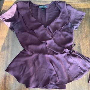 Burgundy Blouse